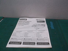 Ryobi P118B / p118bvn 18V Battery Charger Manual ( Manual Only )