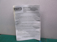 Ryobi RYSST44 Straight Shaft Trimmer Weed Wacker Eater Attachment manual only