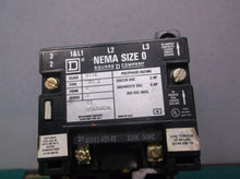 Square D 8536SBO2S Motor Starter Nema Size 0, 110/120V Coil, 3 Pole