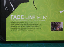 50 cnt FACE LINE FILM HAIR EYES PROTECTION BEAUTY Hair Cut Transparent VISOR