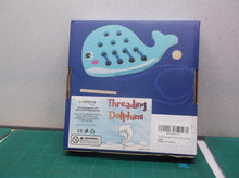 Wooden Lacing Whale Threading Toys Wood Block Puzzle Car Airplane Montessori
