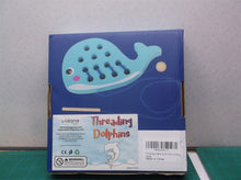 Wooden Lacing Whale Threading Toys Wood Block Puzzle Car Airplane Montessori
