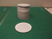 40 regular mouth mason jar lids white