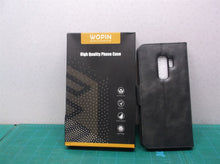 wopin galaxy 9 plus black leather case