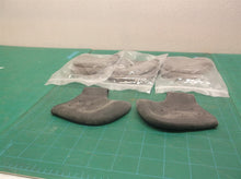 4 pr gray Plantar Fasciitis Insert Pads Gel Heel Pad Silicone Guards Heel Guards