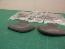 4 pr gray Plantar Fasciitis Insert Pads Gel Heel Pad Silicone Guards Heel Guards