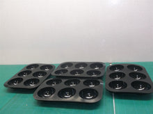 6-Cavity 4 Pack Semi Sphere Circle Silicone Baking Mold, round baking mold black
