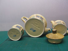 Sylva Ceramics England Thatched Cottage Teapot #4809 cream sugar bowl w NO lids