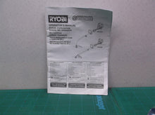 Ryobi 30cc 2 cycle string trimmers manual only ry4ccs ry4css