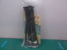 Vigoro 8 in. Black Plastic-Nylon Spiral Anchoring Spikes (8-Pack)