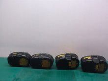LOT OF 4 DEWALT 18V NICAD BATERIES FOR CORES OF SALVAGE