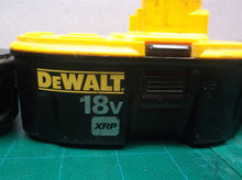 LOT OF 4 DEWALT 18V NICAD BATERIES FOR CORES OF SALVAGE