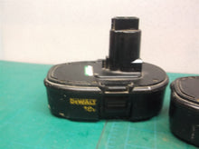 LOT OF 4 DEWALT 18V NICAD BATERIES FOR CORES OF SALVAGE