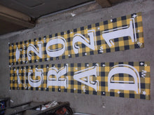 Graduation Decorations Class of 2021 Banners Large Congrats 2 Pk BLACK & GOLD