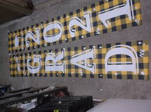 Graduation Decorations Class of 2021 Banners Large Congrats 2 Pk BLACK & GOLD
