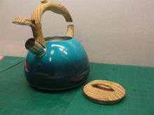 POLIVIAR Tea Kettle Aqua Blue Pot 2.7 Qt Coffee Teapot Stainless Steel broken