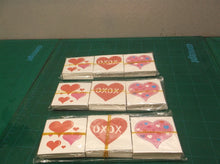 (3) 144 Pcs Valentine's Day Temporary Tattoos Stickers Red Heart Themed Tattoos