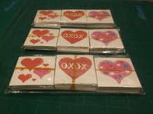 (3) 144 Pcs Valentine's Day Temporary Tattoos Stickers Red Heart Themed Tattoos