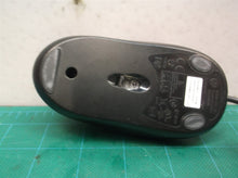 Vintage Black Silver HP Logitech- Optical USB Wheel Mouse - TESTED