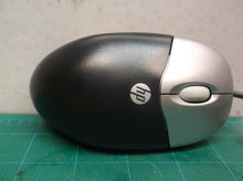Vintage Black Silver HP Logitech- Optical USB Wheel Mouse - TESTED