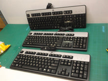 LOT OF 3-hp keyboard sk-2885 SILVER AND BLACK