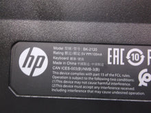 HP Slim USB PC Keyboard Black SK-2120 803181-001