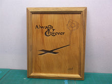 Always & Forever *Religious cross & flower* 11x14 wood framed art MR1