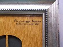 President Woodrow Wilson- wood framed art 11x14 MR1