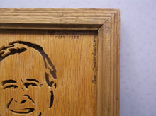 President George Bush- wood framed art 11x14 MR1