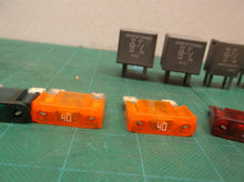 lot of assorted relays & fuses