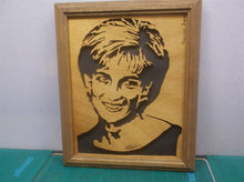PRINCESS DIANA- wood framed art 9x11 MR1