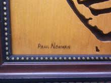 PAUL NEWMAN- wood framed art 10x12 MR1