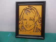 CARRIE UNDERWOOD- wood framed art 10x12 MR1