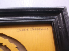 CARRIE UNDERWOOD- wood framed art 10x12 MR1