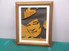 JOHN WAYNE- wood framed art 10x12 MR1