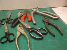 LOT OF VARIOUS PLIERS AND SCISSORS