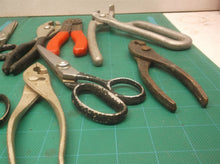 LOT OF VARIOUS PLIERS AND SCISSORS