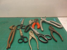 LOT OF VARIOUS PLIERS AND SCISSORS