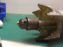 vintage drill with 10" shaft & sliding dust shield