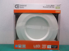 Commercial Electric 5 in and 6 in White Integrated LED Recessed Trim 700 lumens