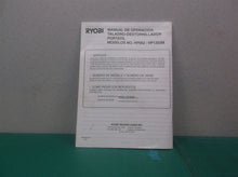 Ryobi Cordless Drill Driver HP962 HP1202M Operators Manual Instructions Guide