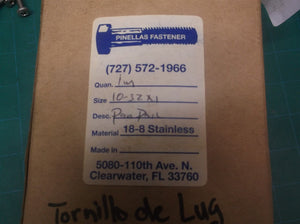 #10-32 x 3/8" Phillips Pan Head Machine Screw Stainless Steel NF