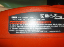 Black & Decker HT22 Hedge Trimmer 22" 120v