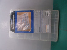 24 Compartment Clear Plastic Storage Container Small Parts Adjustable Dividers