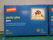 Staples Photo Plus Paper 4" x 6" Gloss 120 sheets, New, #648177 DG2