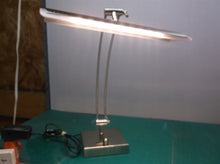 Adesso 5090-22 Esquire LED Desk Lamp 13-19in 9W Full Spectrum Brushed Steel Lamp