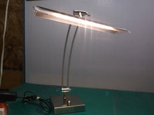 Adesso 5090-22 Esquire LED Desk Lamp 13-19in 9W Full Spectrum Brushed Steel Lamp