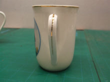(3) Rare Norman Rockwell Classic Tall China Cups Rounded Bottoms Fine Porcelain