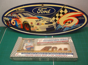#6 Mark Martin Season Ticket Motorsport Series Wooden w/Card nascar placard