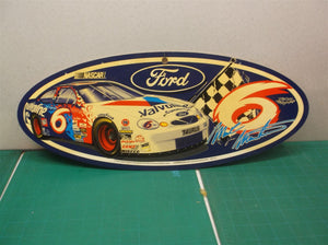 #6 Mark Martin Season Ticket Motorsport Series Wooden w/Card nascar placard
